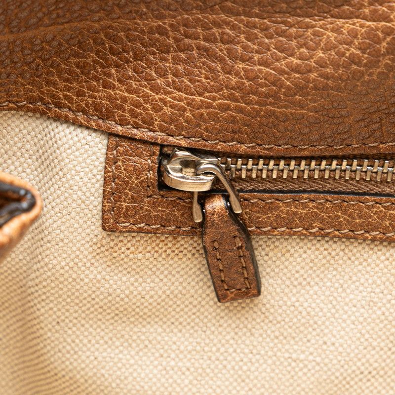 Gucci Gucci Gucci Miss GG GG Canvas Tote Bag Leather Tote Bag 353122 Size ONE SIZE - 7 Thumbnail