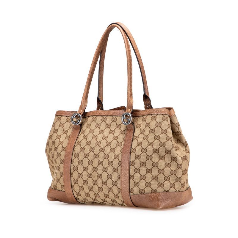 Gucci Gucci Gucci Miss GG GG Canvas Tote Bag Leather Tote Bag 353122 Size ONE SIZE - 2 Thumbnail