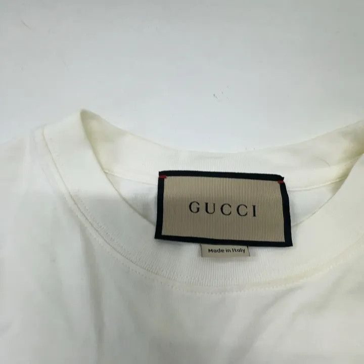 Gucci Gucci Bear Print Cropped T-Shirt Size S / US 4 / IT 40 - 6 Thumbnail