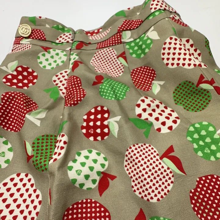 Gucci Gucci Apple Pattern Short Casual Skirt Size 38" / US 16 / IT 52 - 5 Thumbnail