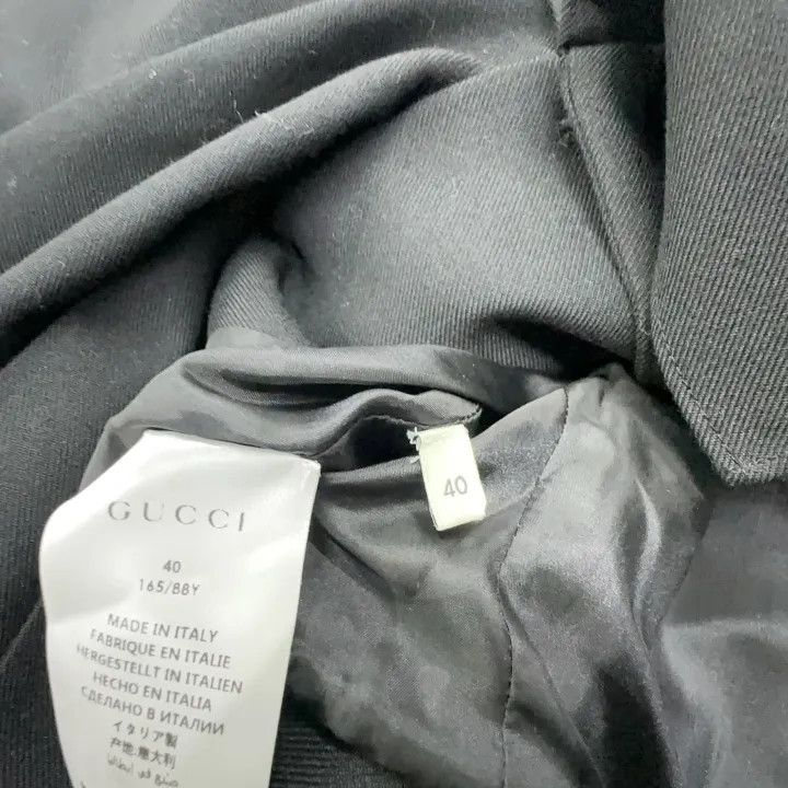 Gucci Gucci Blue Asymmetrical Long Sleeve T-Shirt Size M / US 6-8 / IT 42-44 - 5 Thumbnail
