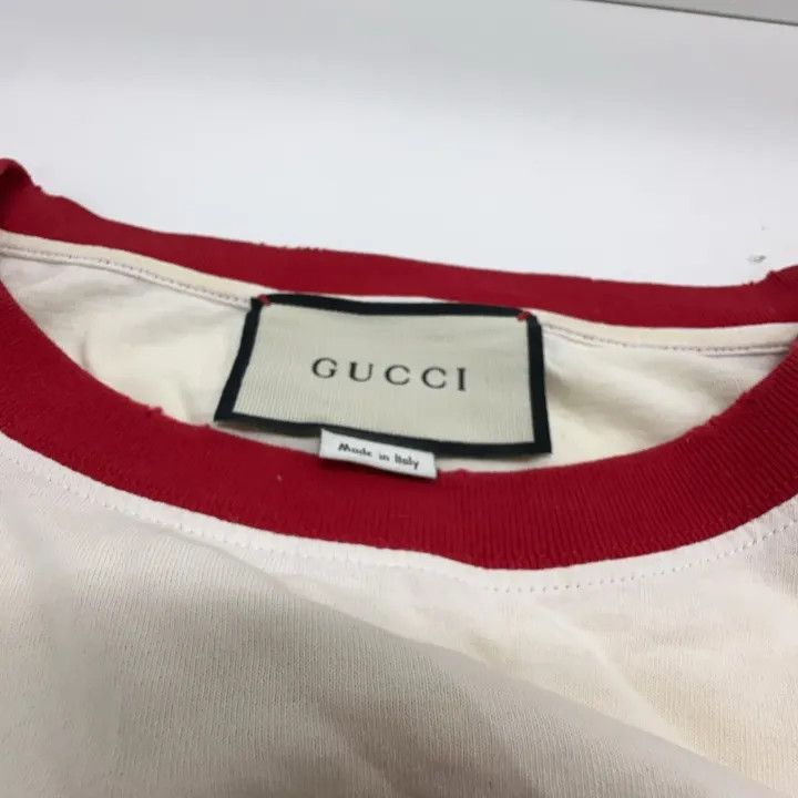 Gucci Gucci Cat Print Oversized Short Sleeve T-shirt Size L / US 10 / IT 46 - 4 Thumbnail