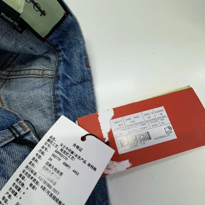 Gucci Gucci Apple Logo Casual Denim Shorts Size 24" / US 00 / IT 34 - 4 Thumbnail