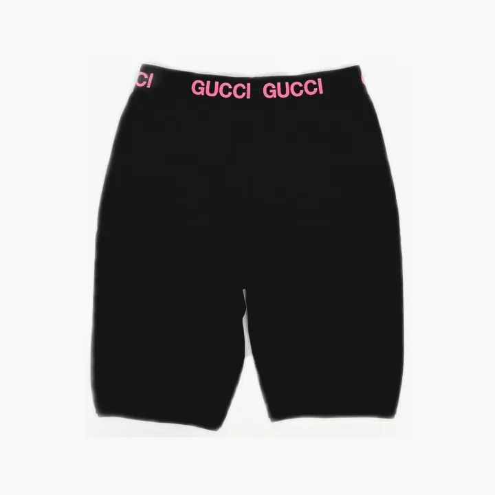 Gucci Gucci SS22 Black Elastic Waist Shorts Size 22" - 3 Thumbnail