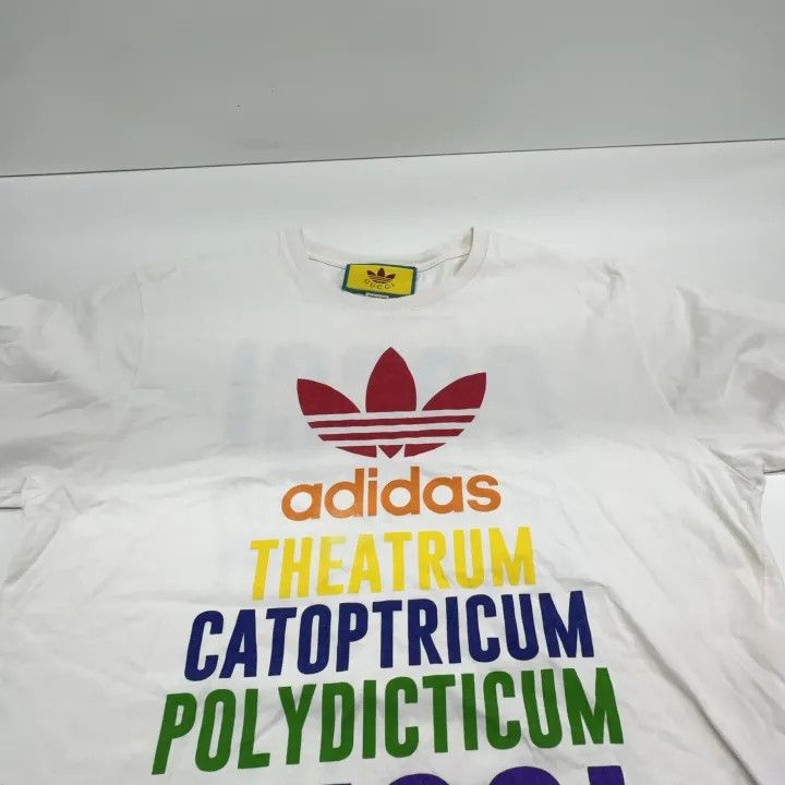 Gucci Gucci x Adidas Logo Print T-Shirt Size M / US 6-8 / IT 42-44 - 9 Thumbnail