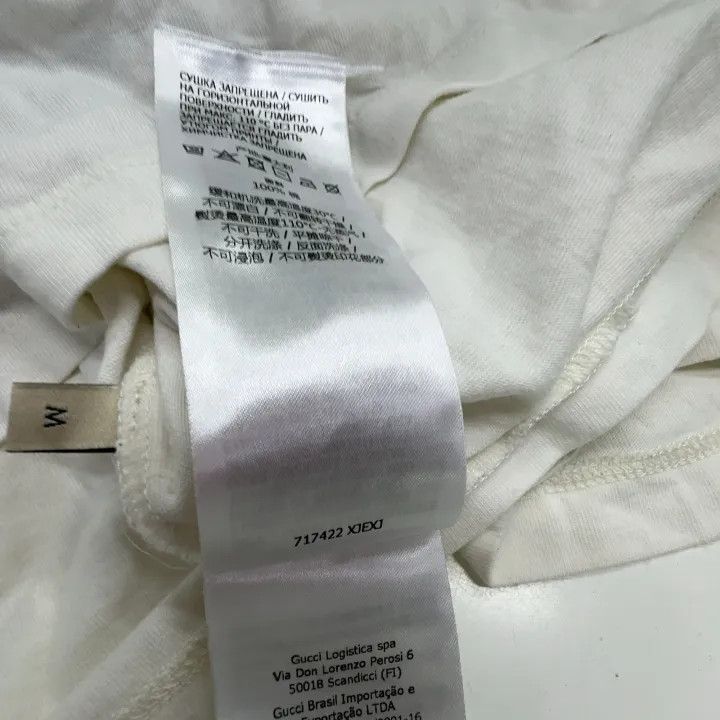 Gucci Gucci x Adidas Logo Print T-Shirt Size M / US 6-8 / IT 42-44 - 7 Thumbnail