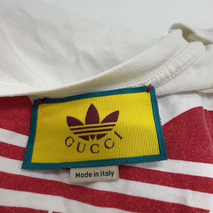 Gucci Gucci x Adidas Logo Print T-Shirt Size M / US 6-8 / IT 42-44 - 4 Thumbnail