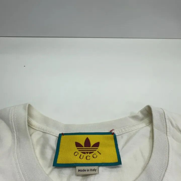 Gucci Gucci x Adidas Logo Print T-Shirt Size M / US 6-8 / IT 42-44 - 4 Thumbnail