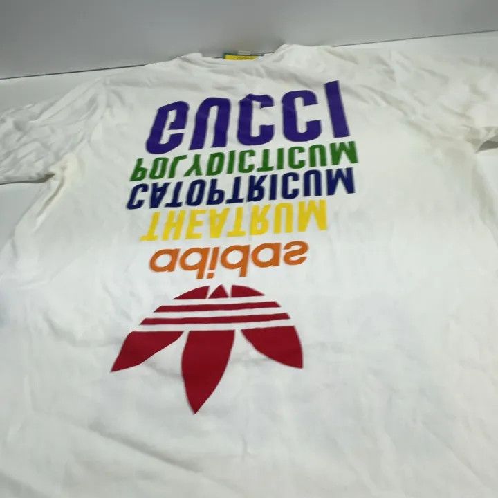 Gucci Gucci x Adidas Logo Print T-Shirt Size M / US 6-8 / IT 42-44 - 15 Thumbnail