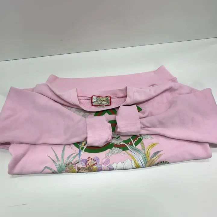 Gucci Gucci SS22 Pink Tiger Print Sweatshirt Size M / US 6-8 / IT 42-44 - 10 Thumbnail