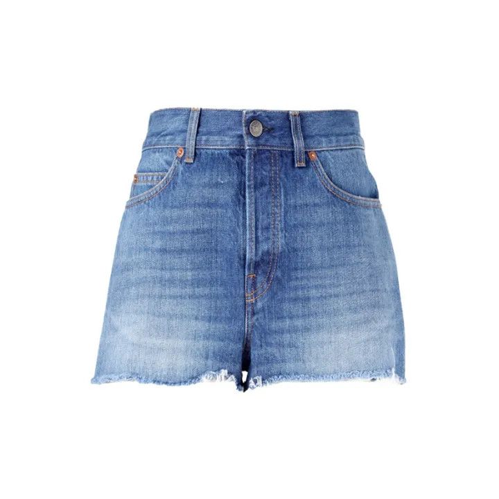Gucci Gucci x Donald Duck Blue Denim Shorts Size 25" / US 0 / IT 36 - 2 Thumbnail