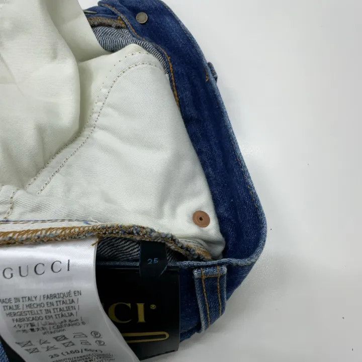 Gucci Gucci x Donald Duck Blue Denim Shorts Size 25" / US 0 / IT 36 - 5 Thumbnail