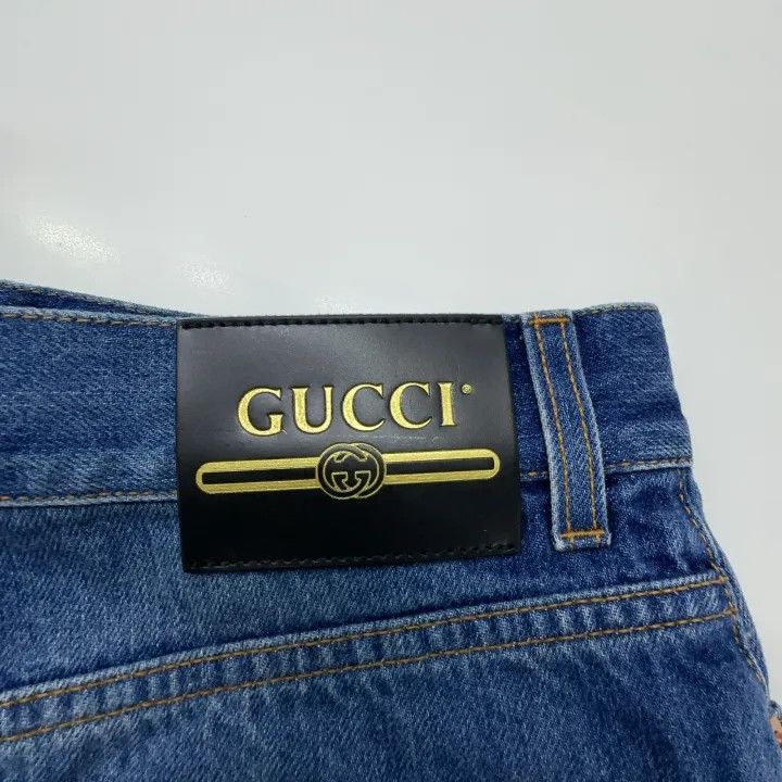 Gucci Gucci x Donald Duck Blue Denim Shorts Size 25" / US 0 / IT 36 - 9 Thumbnail