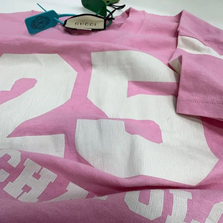 Gucci Gucci Pink Loose Fit Graphic T-Shirt Size XS / US 0-2 / IT 36-38 - 5 Thumbnail