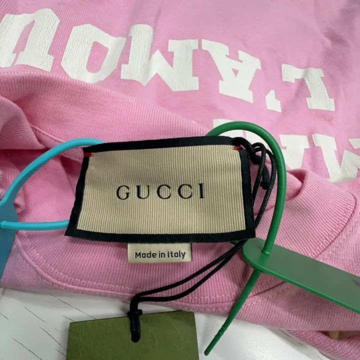 Gucci Gucci Pink Loose Fit Graphic T-Shirt Size XS / US 0-2 / IT 36-38 - 2 Thumbnail