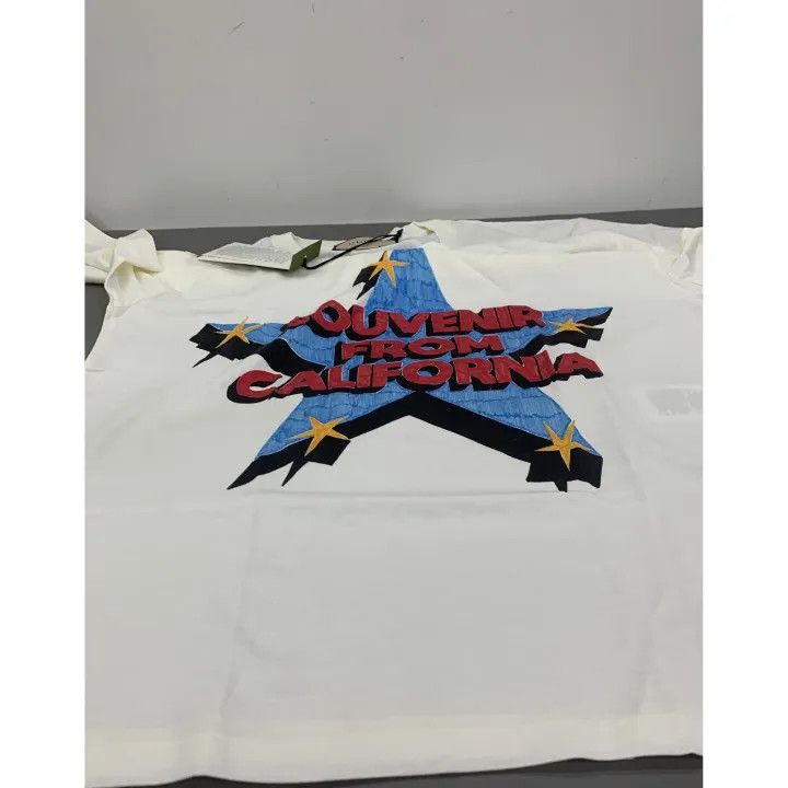 Gucci Gucci White Graphic Short Sleeve T-Shirt Size M / US 6-8 / IT 42-44 - 4 Thumbnail