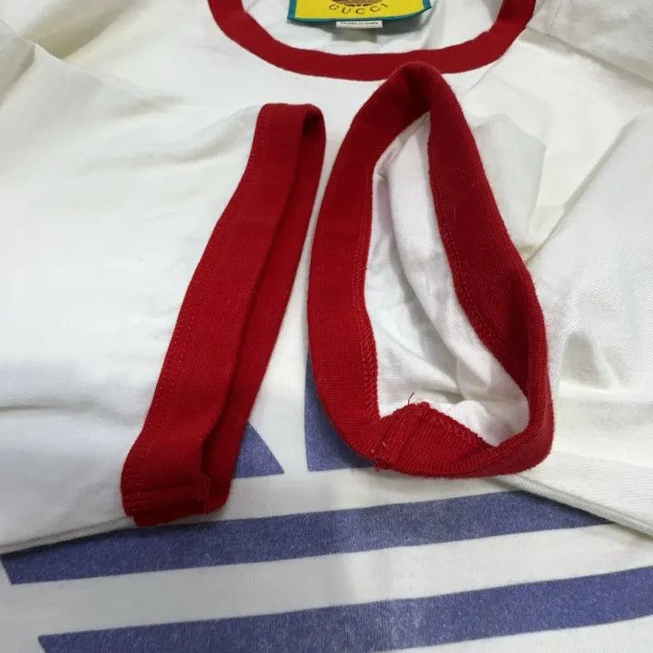 Gucci Gucci x Adidas Color-Blocked Logo Tee Size S / US 4 / IT 40 - 8 Thumbnail