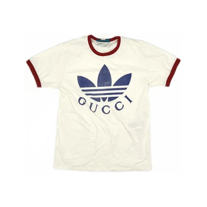 Gucci Gucci x Adidas Color-Blocked Logo Tee Size S / US 4 / IT 40 - 2 Thumbnail