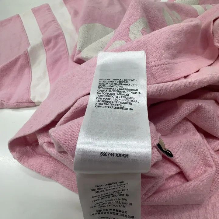 Gucci Gucci Pink Graphic Loose Fit T-Shirt Size XS / US 0-2 / IT 36-38 - 4 Thumbnail
