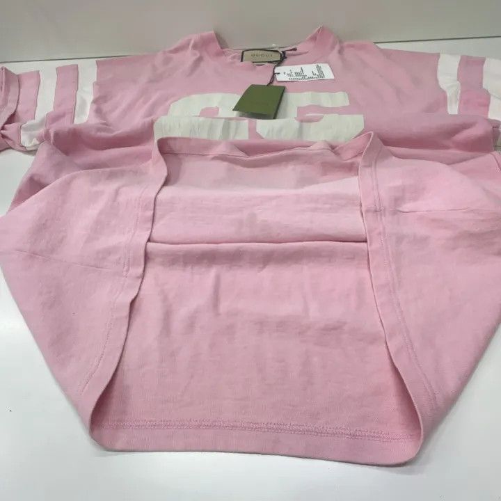 Gucci Gucci Pink Graphic Loose Fit T-Shirt Size XS / US 0-2 / IT 36-38 - 9 Thumbnail