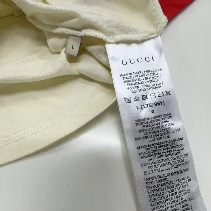 Gucci Gucci Logo Print Short Sleeve T-Shirt Size L / US 10 / IT 46 - 4 Thumbnail