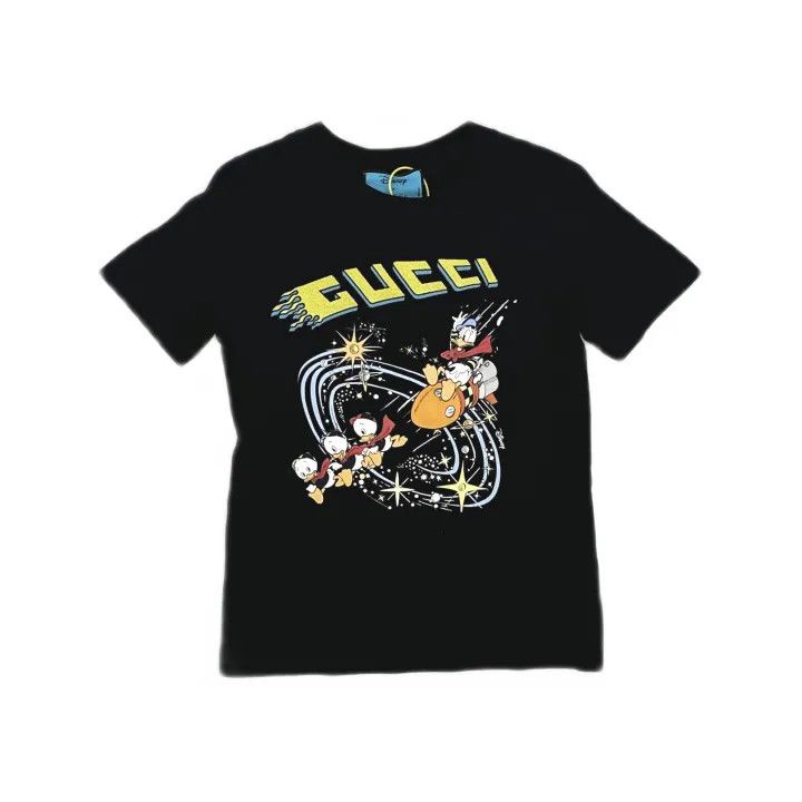 Gucci Gucci x Disney Black Donald Duck T-Shirt Size XS / US 0-2 / IT 36-38 - 2 Thumbnail