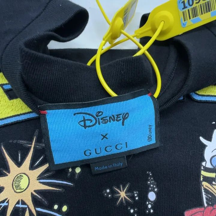 Gucci Gucci x Disney Black Donald Duck T-Shirt Size XS / US 0-2 / IT 36-38 - 4 Thumbnail