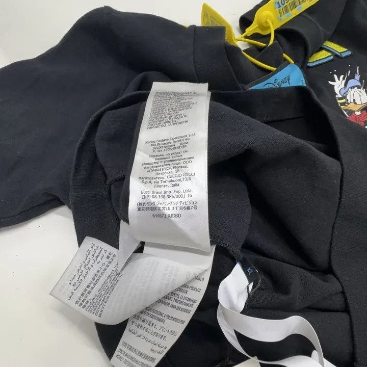Gucci Gucci x Disney Black Donald Duck T-Shirt Size XS / US 0-2 / IT 36-38 - 6 Thumbnail