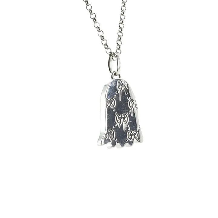 Gucci Gucci Ghost Silver Necklace for Women Size ONE SIZE - 2 Thumbnail