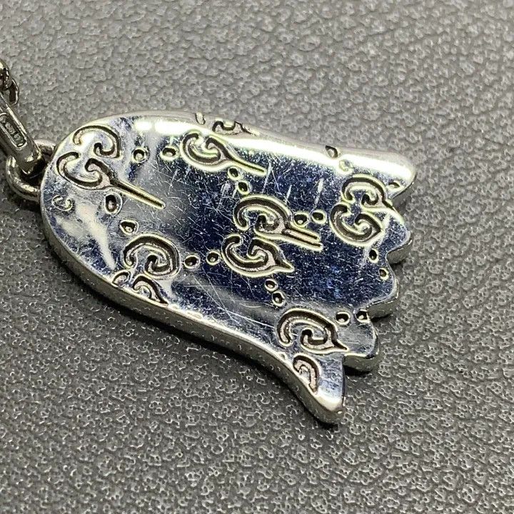 Gucci Gucci Ghost Silver Necklace for Women Size ONE SIZE - 4 Thumbnail