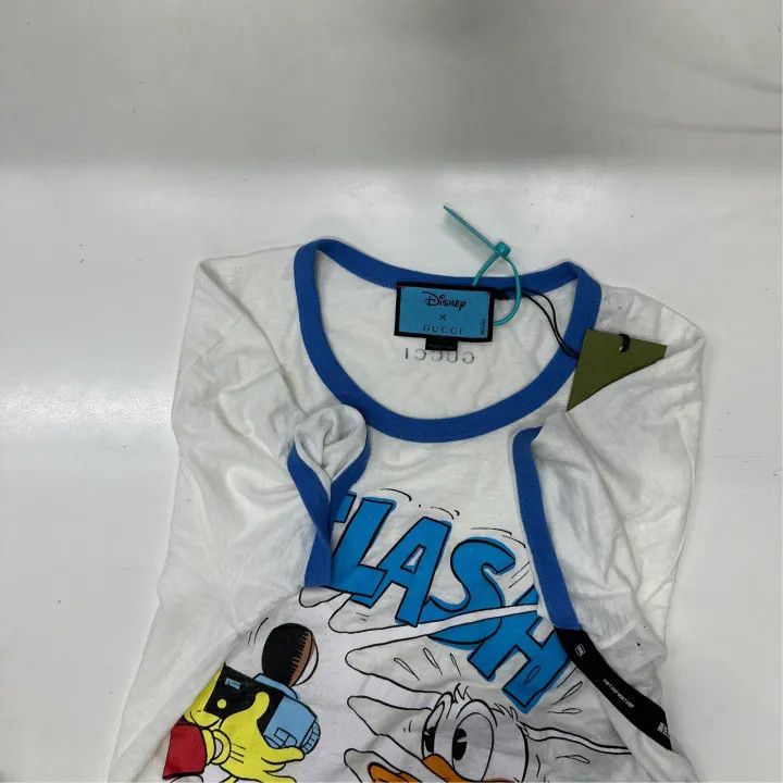 Gucci Gucci Donald Duck Graphic T-Shirt for Women Size S / US 4 / IT 40 - 6 Thumbnail