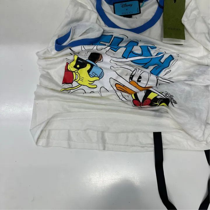 Gucci Gucci Donald Duck Graphic T-Shirt for Women Size S / US 4 / IT 40 - 8 Thumbnail