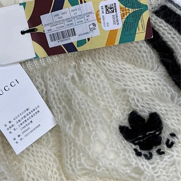 Gucci Gucci x Adidas Logo Knitted Pants Size 27" / US 4 / IT 40 - 3 Thumbnail