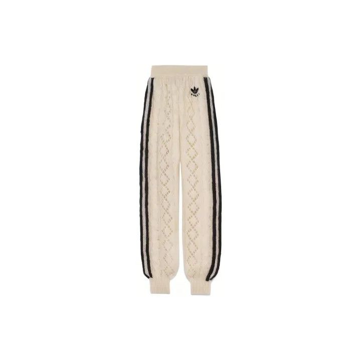 Gucci Gucci x Adidas Logo Knitted Pants Size 27" / US 4 / IT 40 - 2 Thumbnail