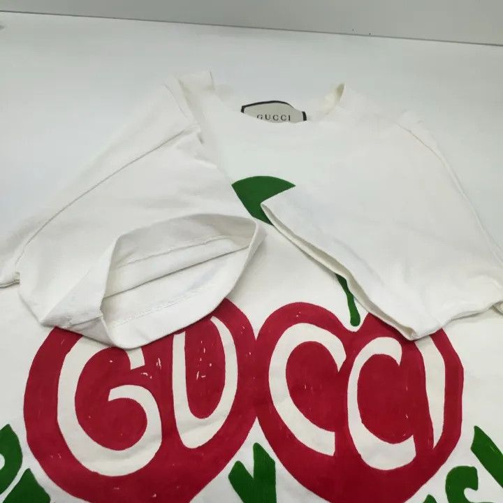 Gucci Gucci Beverly Hills Cherry Graphic T-Shirt Size S / US 4 / IT 40 - 10 Thumbnail