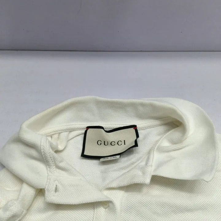 Gucci Gucci Embroidered Logo Short Sleeve Polo Shirt Size S / US 4 / IT 40 - 7 Thumbnail