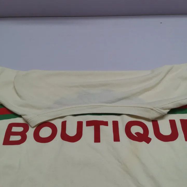 Gucci Gucci Boutique Printed T-Shirt in Beige Size M / US 6-8 / IT 42-44 - 10 Thumbnail