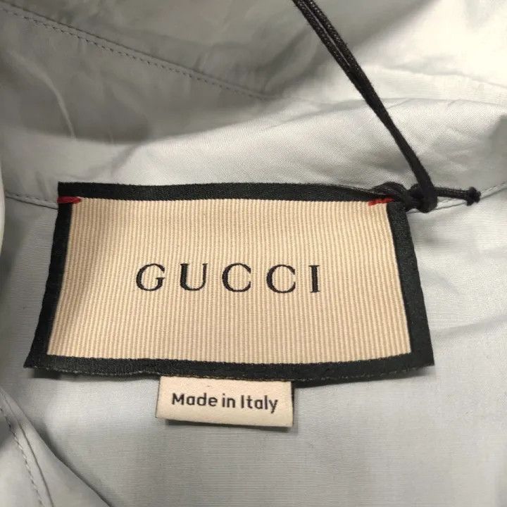 Gucci GUCCI Blue Long Sleeve Button-Up Shirt Size S / US 4 / IT 40 - 4 Thumbnail