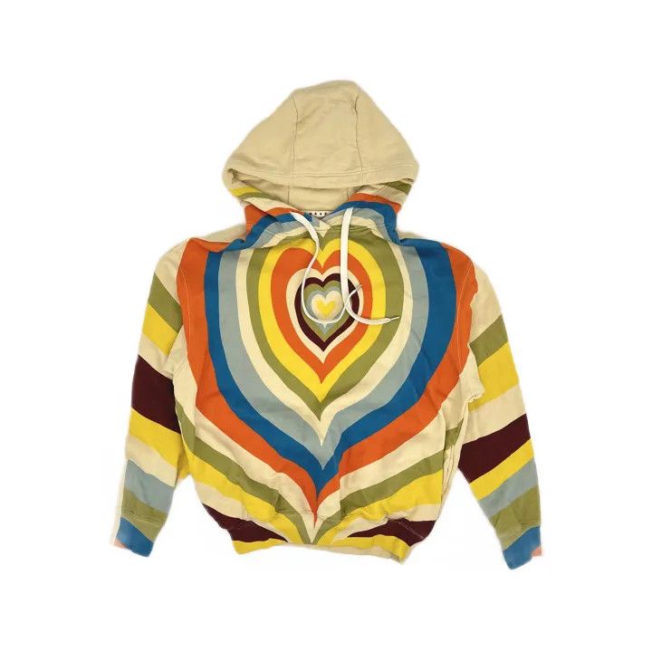 Marni Marni Color Blocked Hooded Sweatshirt Size S / US 4 / IT 40 - 2 Thumbnail