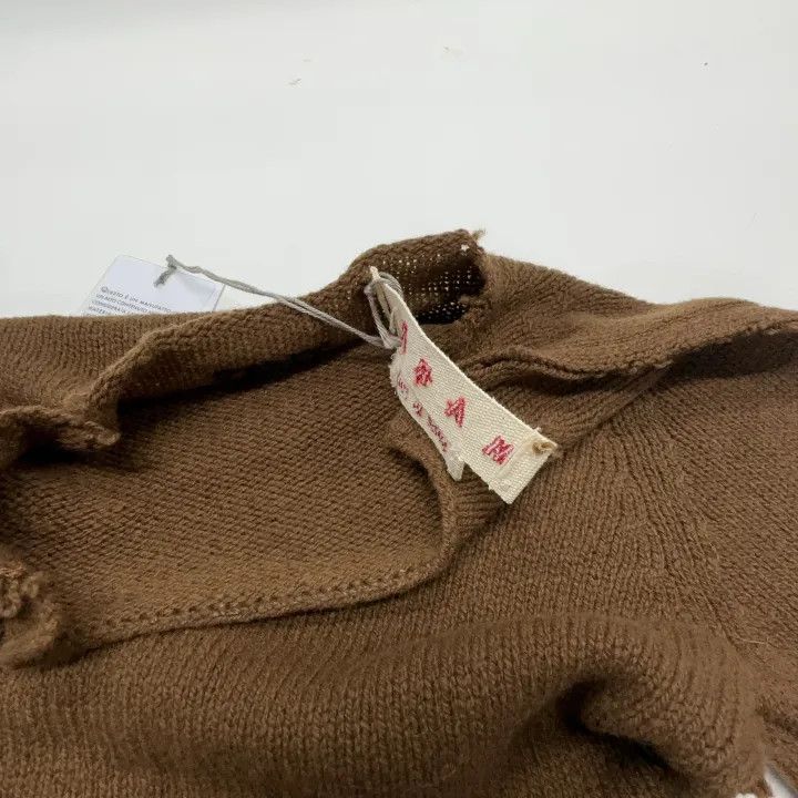 Marni Marni Brown Fitted Knit Sweater for Women Size S / US 4 / IT 40 - 6 Thumbnail