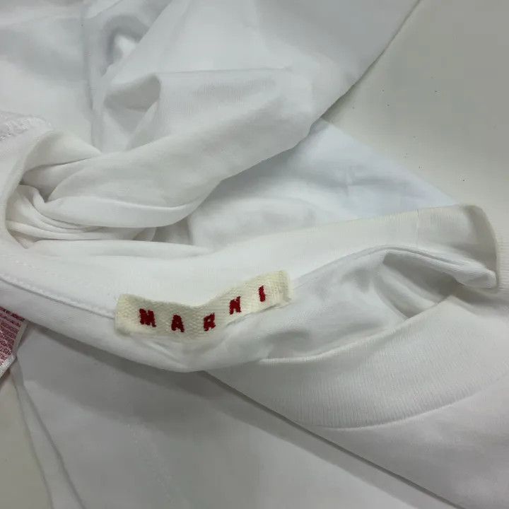 Marni Marni SS24 Letter Print Cropped T-Shirt Size M / US 6-8 / IT 42-44 - 4 Thumbnail
