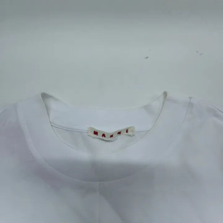 Marni Marni SS24 Letter Print Cropped T-Shirt Size M / US 6-8 / IT 42-44 - 7 Thumbnail