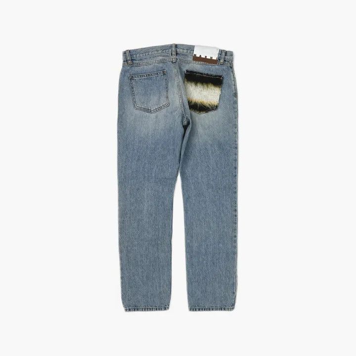 Marni Marni FW22 Light Blue Straight Leg Jeans Size 40" / US 18 - 3 Thumbnail