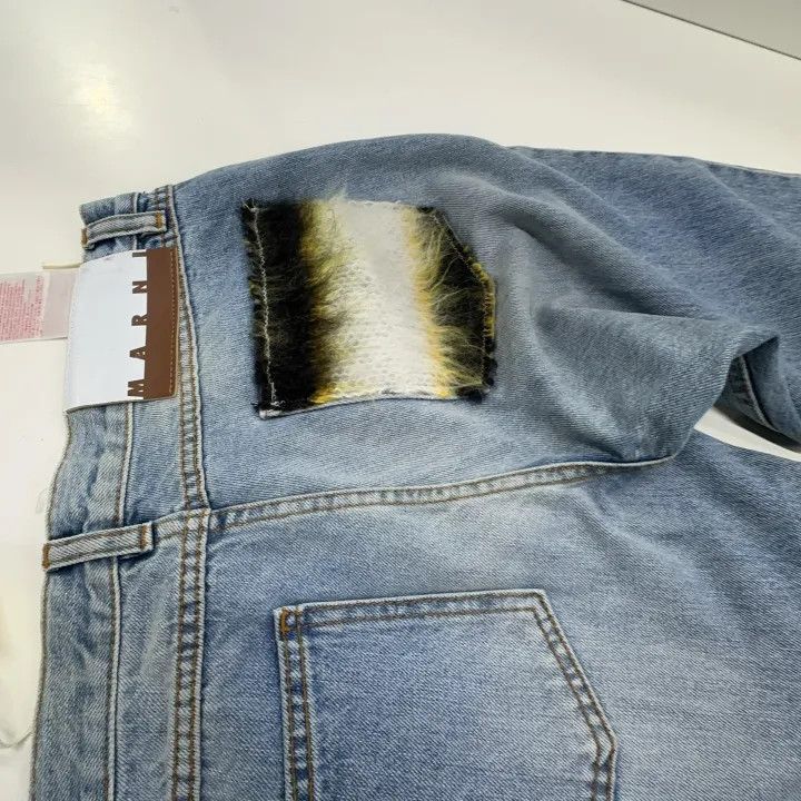 Marni Marni FW22 Light Blue Straight Leg Jeans Size 40" / US 18 - 9 Thumbnail