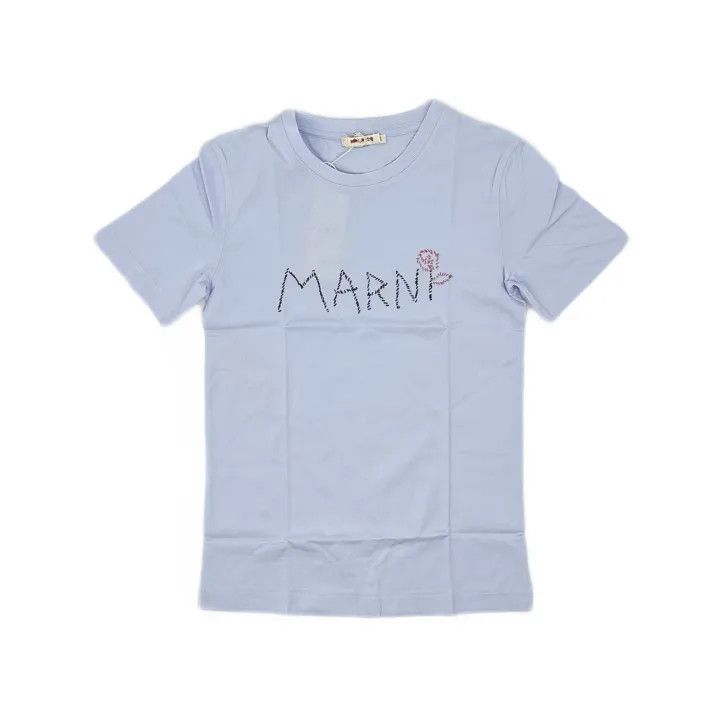 Marni Marni Logo Stitch Round Neck T-Shirt Size S / US 4 / IT 40 - 2 Thumbnail
