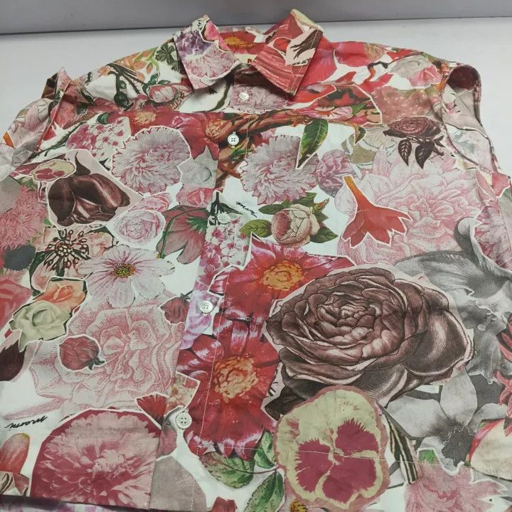 Marni Marni Floral Print Short Sleeve Shirt for Women Size M / US 6-8 / IT 42-44 - 9 Thumbnail