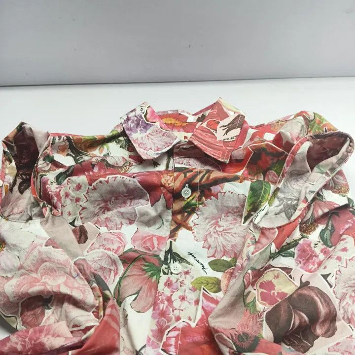 Marni Marni Floral Print Short Sleeve Shirt for Women Size M / US 6-8 / IT 42-44 - 8 Thumbnail