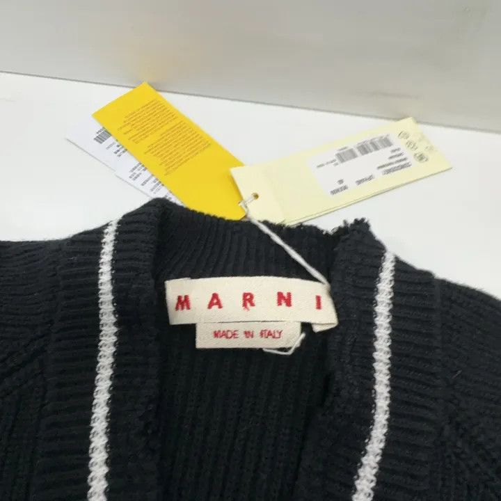 Marni Marni FW22 Colorblock V-Neck Knit Sweater Size M / US 6-8 / IT 42-44 - 7 Thumbnail