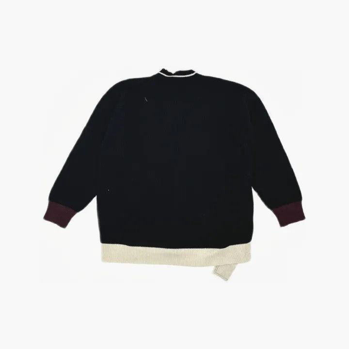 Marni Marni FW22 Colorblock V-Neck Knit Sweater Size M / US 6-8 / IT 42-44 - 3 Thumbnail