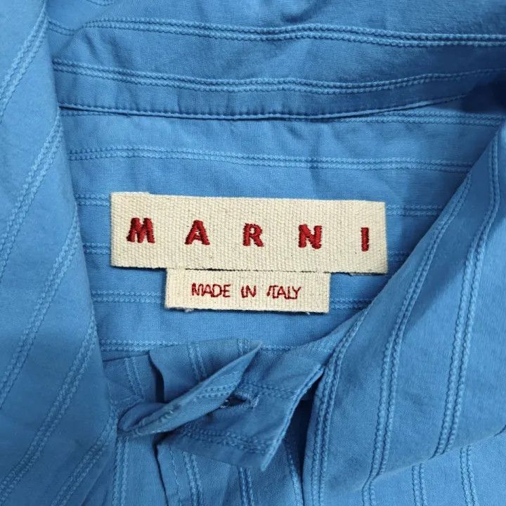 Marni Marni Oversized Pointed Collar Long Sleeve Shirt Size M / US 6-8 / IT 42-44 - 4 Thumbnail